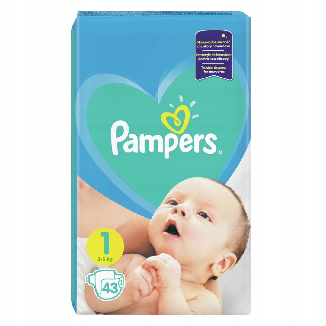 pieluchy pampers new baby 1 newborn 43 szt ceny