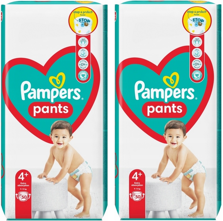 pieluchy pampers pants 4