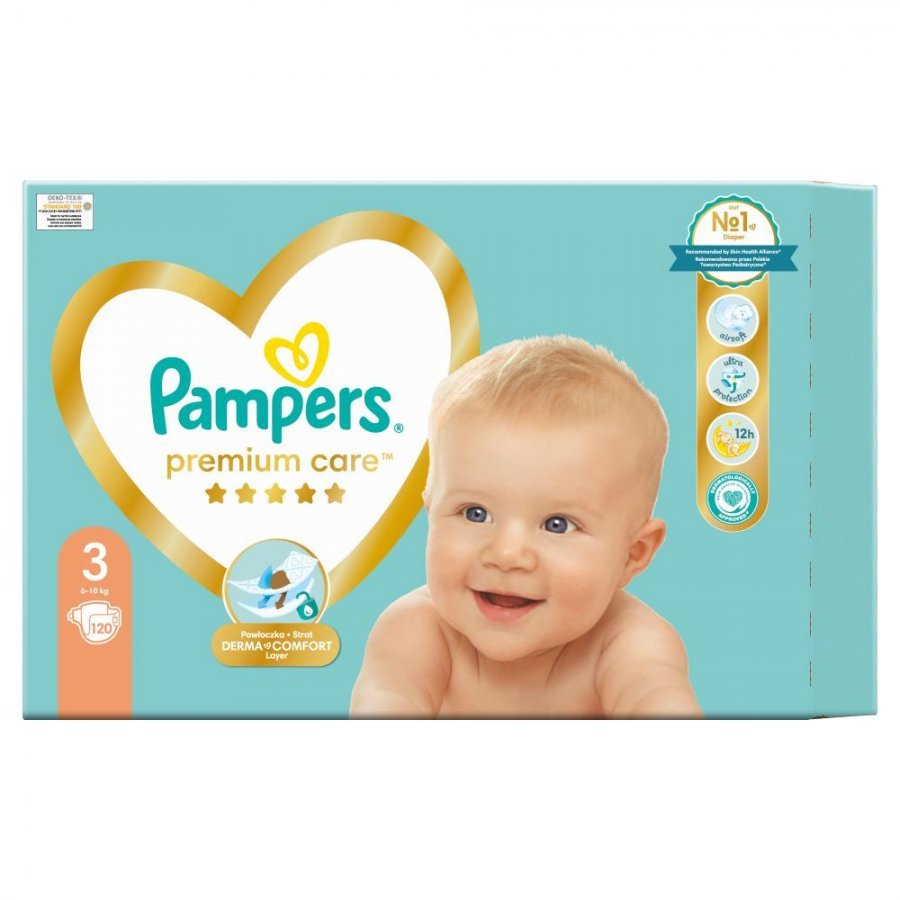 pieluchy pampers premium care 3 midi