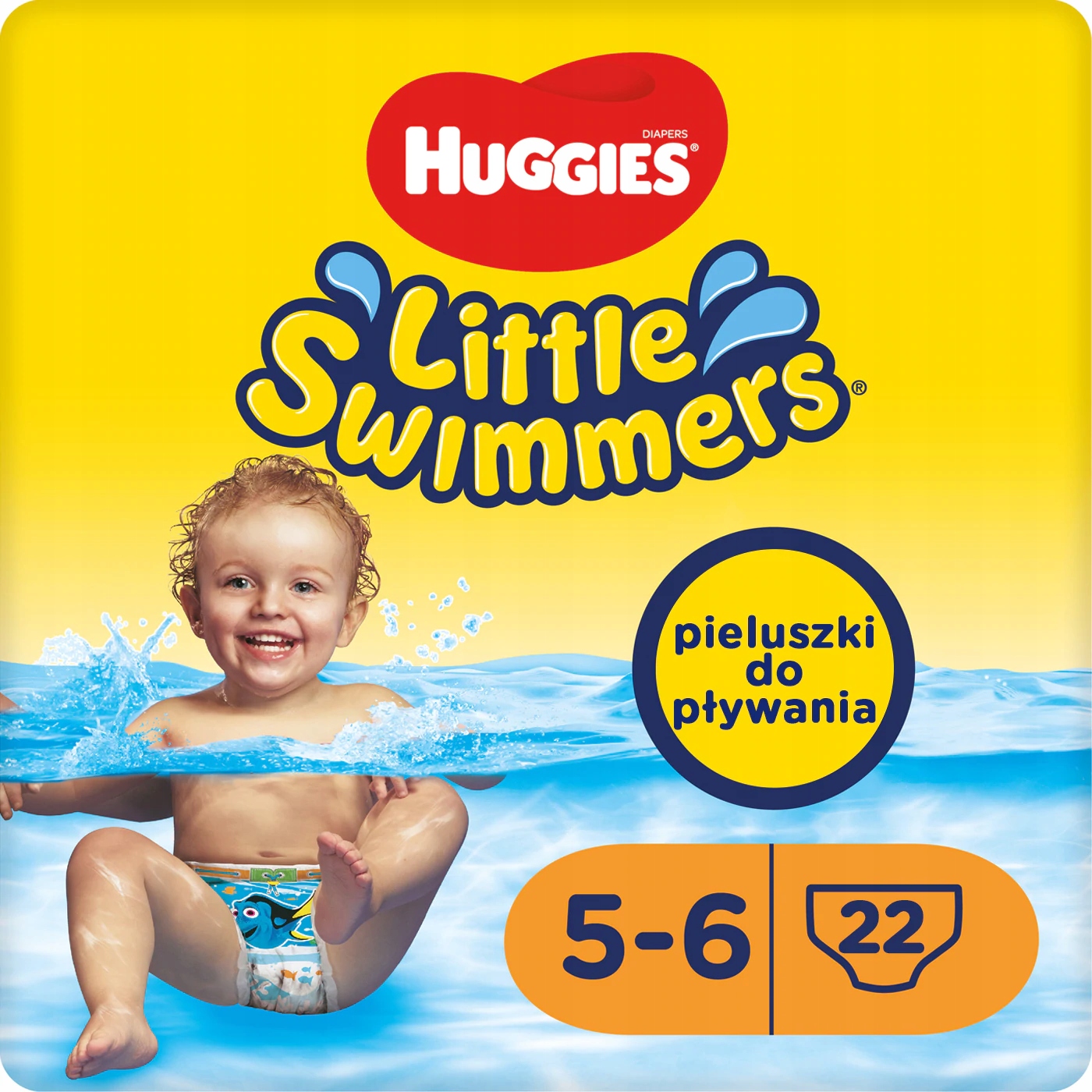 pieluszki huggies little swimmers 6 16 kg+