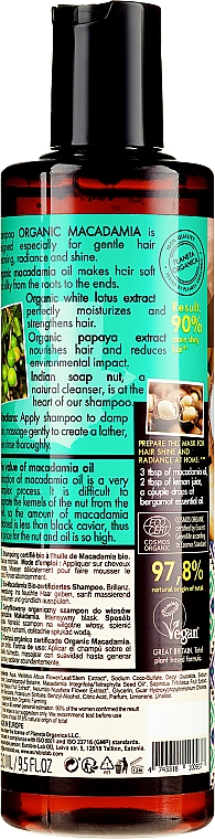 planeta organica szampon do włosów tłustych organiczny olej makadamii