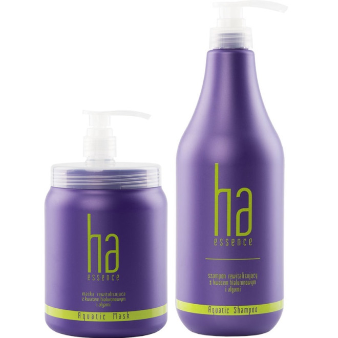 rewitalizujący szampon do włosów z kwasem hialuronowym i algami