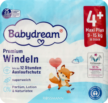 rossmann pieluchy babydream 3