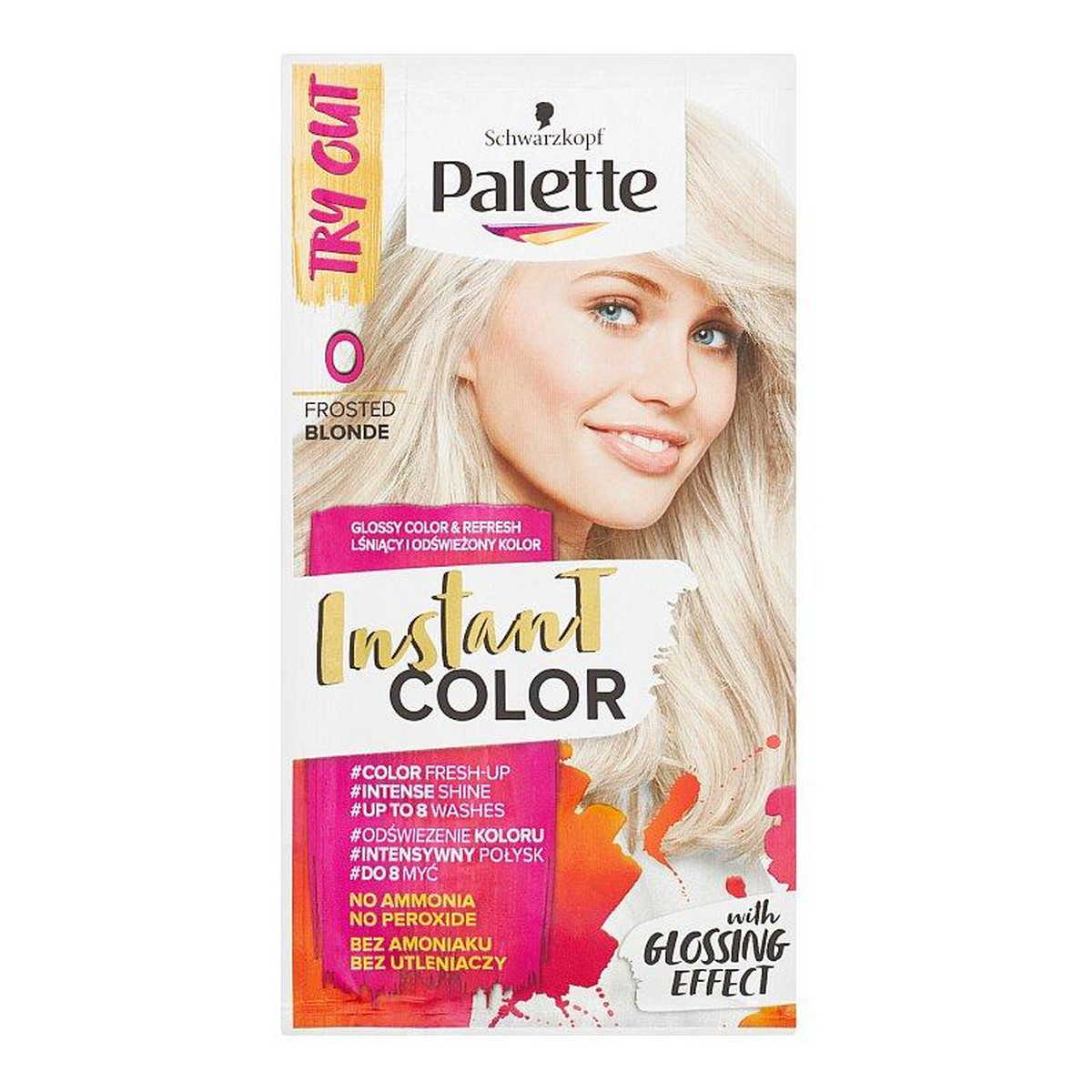 saszetka szampon koloryzujący palette blond