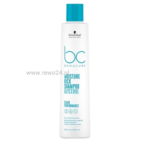 schwarzkopf bc moisture kick silnie nawilżający szampon 250ml wizaz