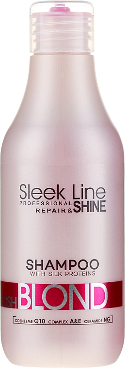 sleek line szampon różowy efekty