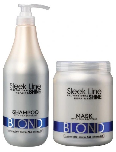 stapiz sleek line blond szampon allegro