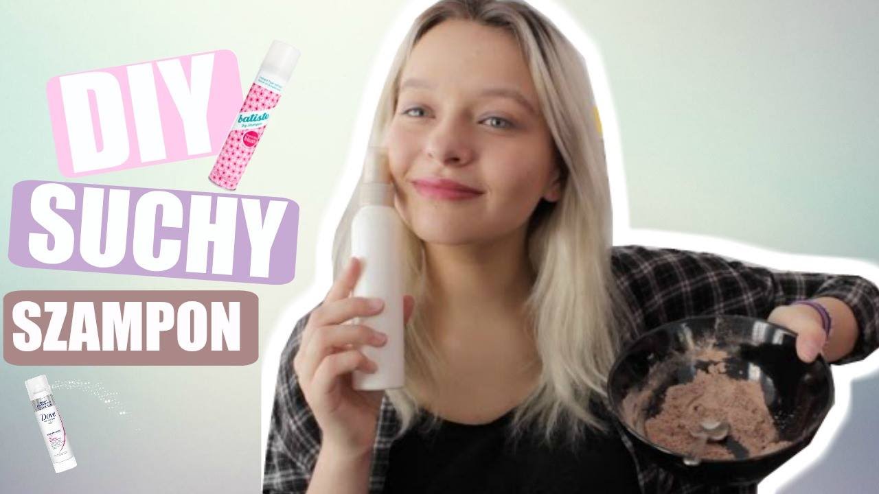 suchy szampon diy blond