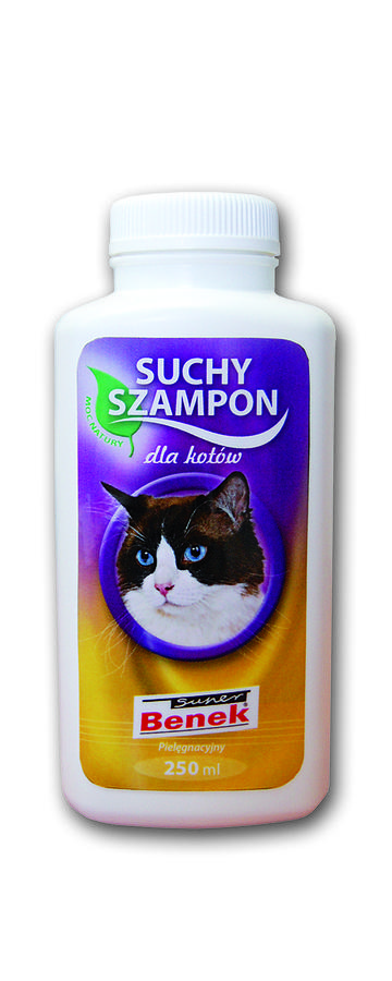 suchy szampon dla kota benek