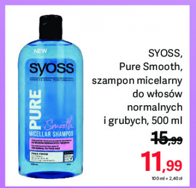 syoss pure smooth szampon opinie