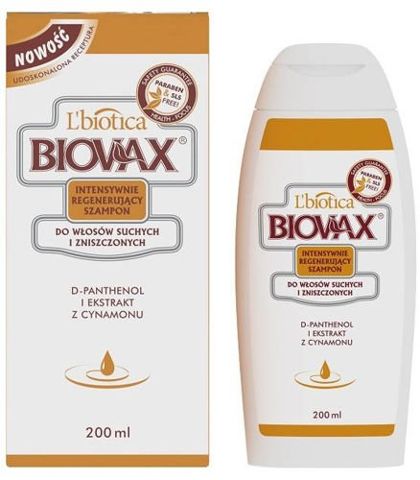 szampon biovax z cynamonem