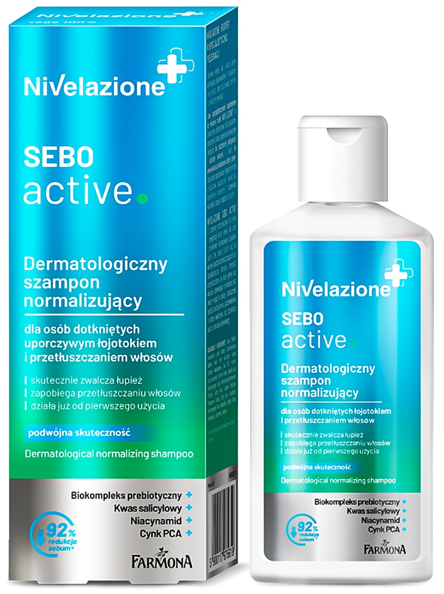 szampon dermatologiczny z siarczanami niebieski