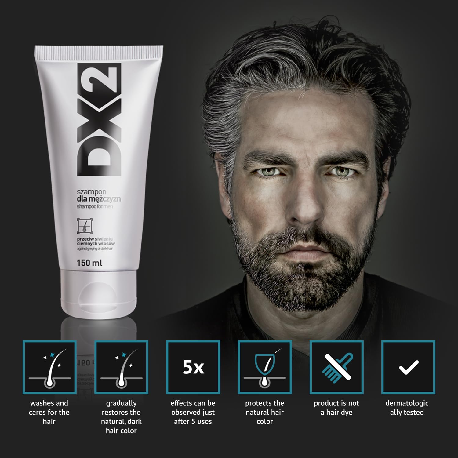 szampon dla mężczyzn dx2 melissa