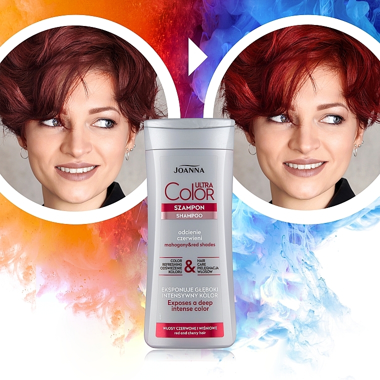 szampon do czerwonych włosów farbowanych