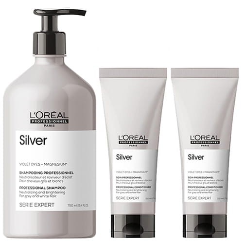 szampon do włosów system silver protect