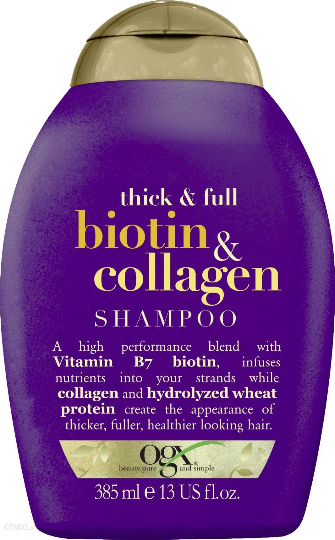 szampon do włosów z biotyna z kolagenem