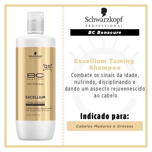 szampon excellium taming 1000 ml schwarzkopf professional