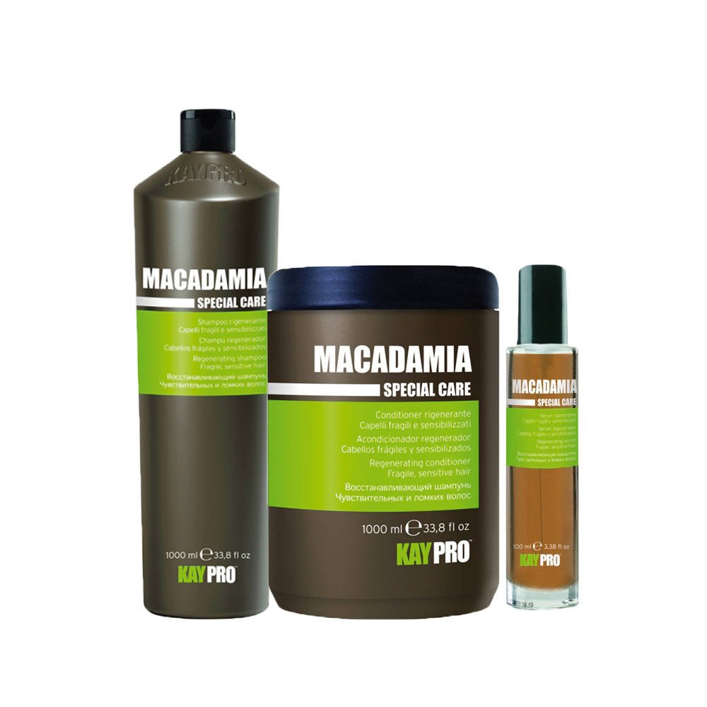 szampon i ozywka do wlosow z olejkiem macadamia