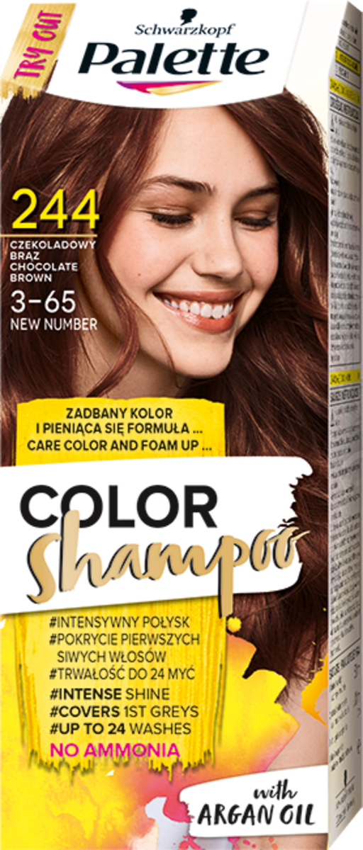 szampon koloryzujący czekoladowy brąz