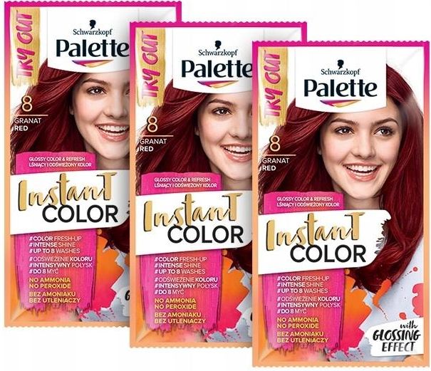 szampon koloryzujący platynowy blond palette instant color