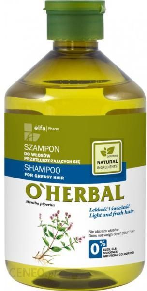 szampon o herbal do włosów przetłuszczających się