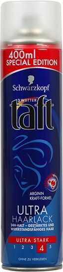 taft 400ml ultra stark niemiecki lakier do włosów