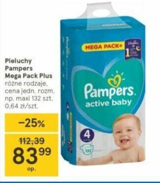 tesko pieluch pampers