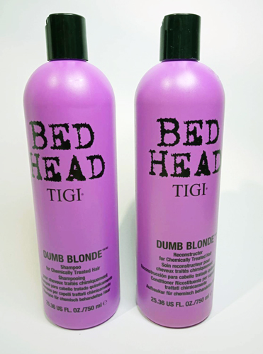 tigi bed head dumb blonde szampon odżywka