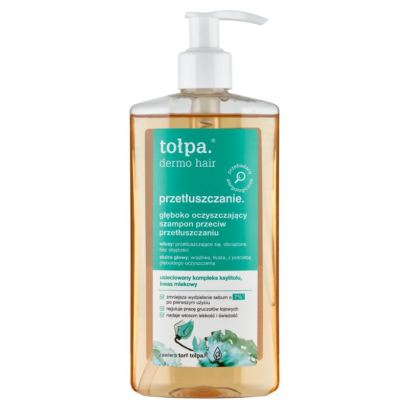 tolpa głęboko oczyszczający szampon przeciw przetłuszczaniu