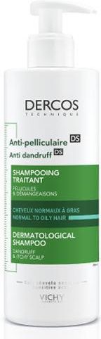 vichy szampon przeciwłupieżowy włosy tłuste 390 ml