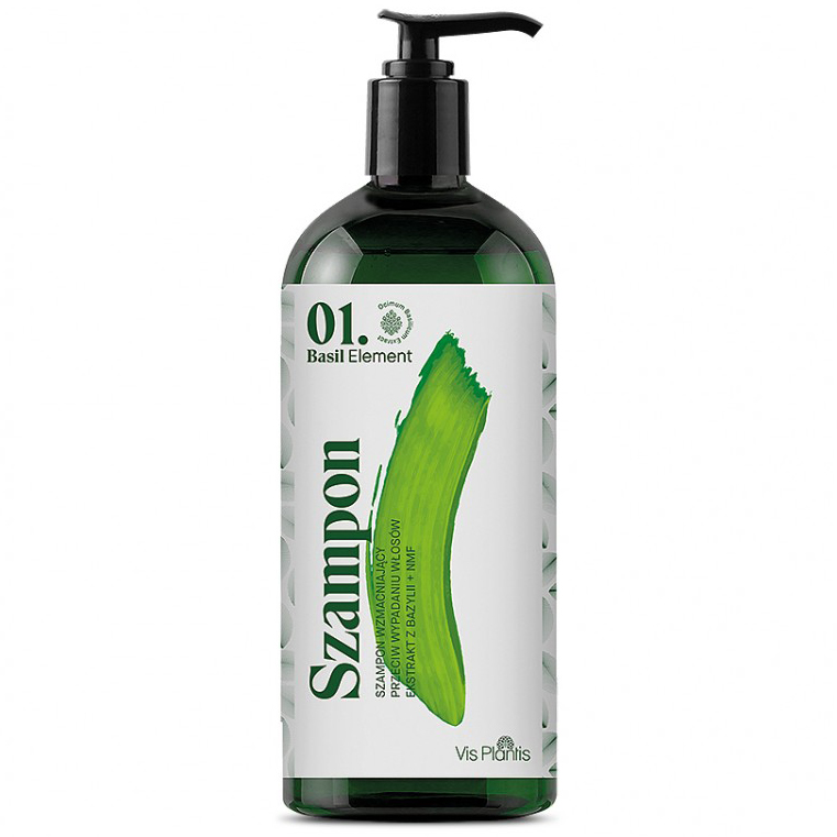 vis plantis basil element szampon wzmacniający przeciw wypadaniu włosów wizaz