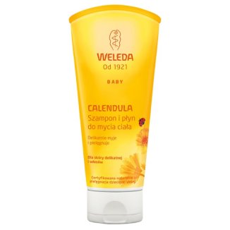 weleda calendula szampon i płyn do mycia dla niemowląt 200ml