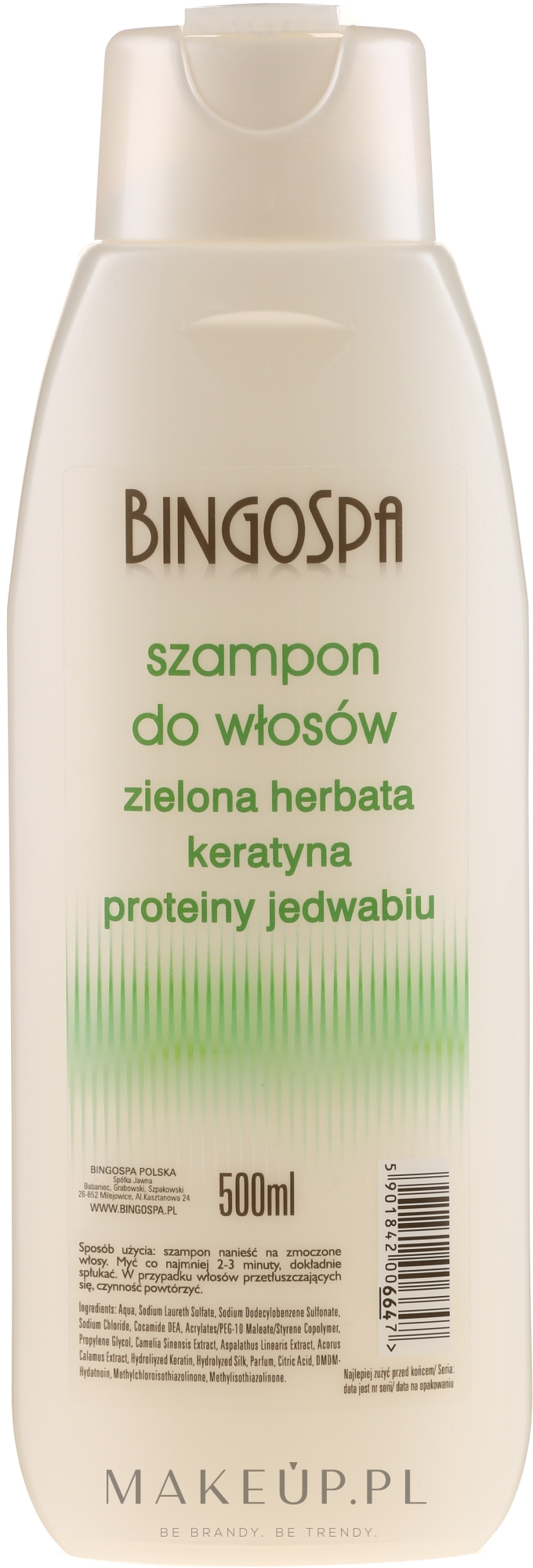 wzmacniający szampon przeciwłupieżowy 2 w 1 do włosów normalnych bingospa