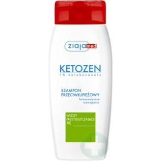 ziaja szampon ketozen przeciwłupieżowy włosy przetłuszczające 150 ml